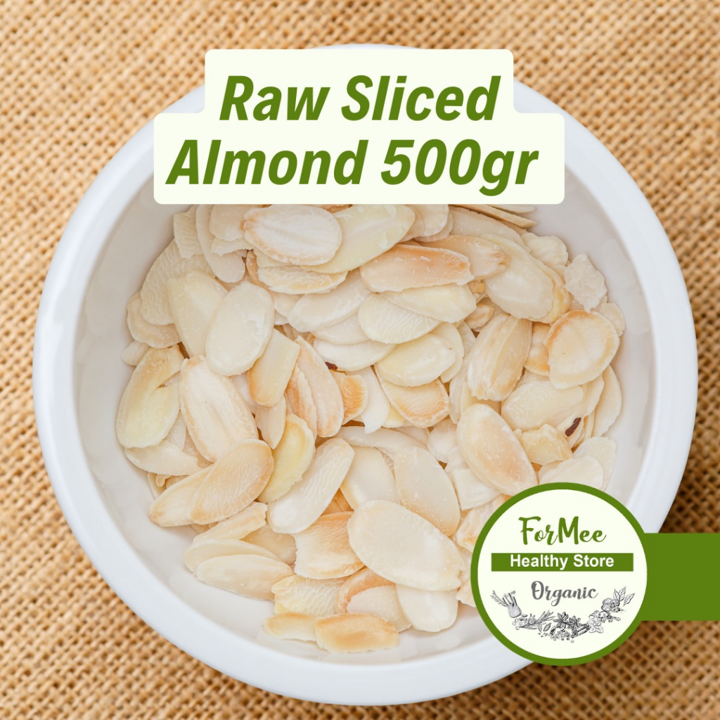 

500gr Almond Iris Mentah / Raw Sliced Almond