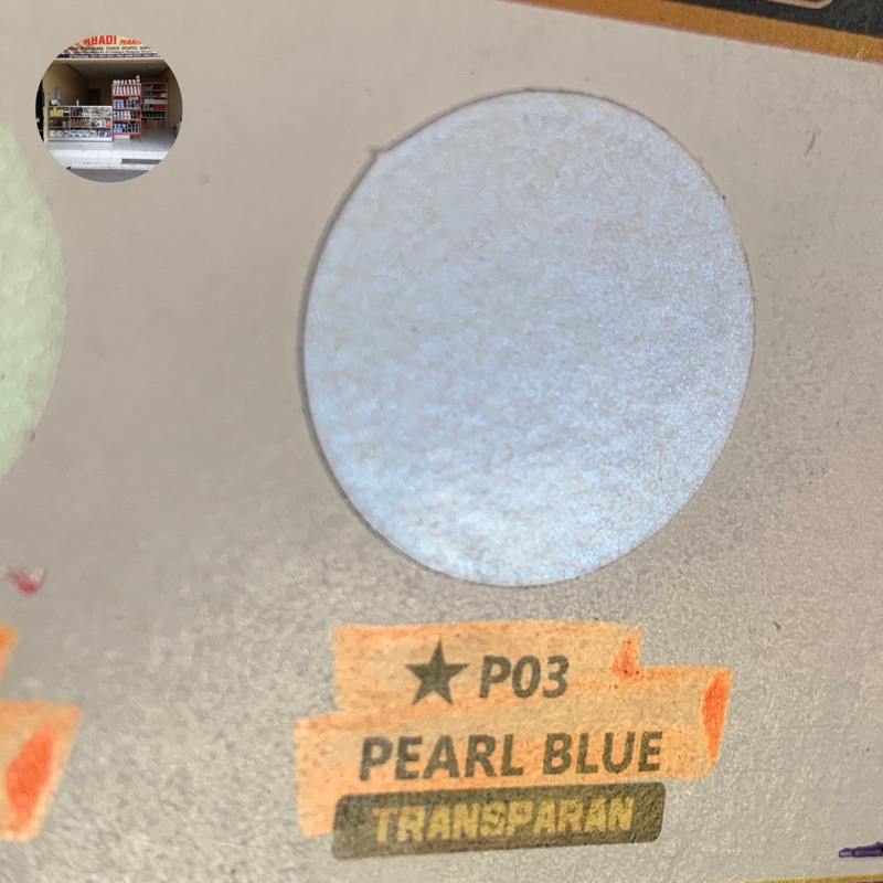 sapporo ultimate pearl blue P03* (transparan) net 400cc