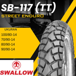BAN LUAR MOTOR RING 14 SWALLOW ENDURO SB-117 TUBETYPE 70/90 - 80/90 - 90/90 - 100/80