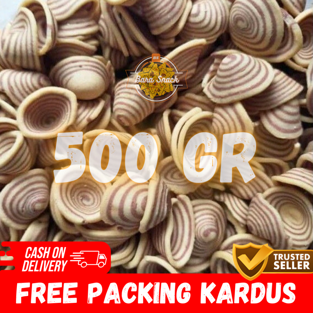 

[ 500gr ] Kuping Gajah Contong Coklat Premium Renyah / Camilan Snack Kiloan Murah -K