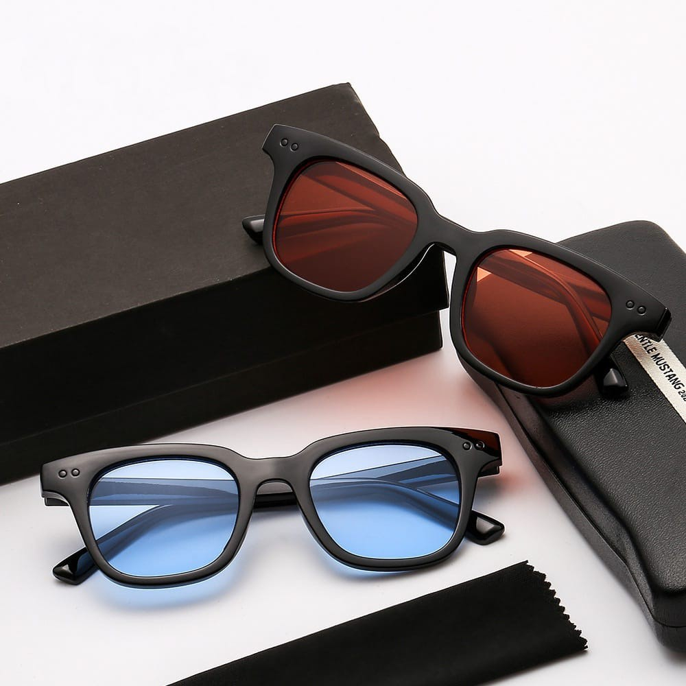 PL-WW004  Kacamata fashion Small candy color sunglasses pria wanita model terbaru KM02a-2