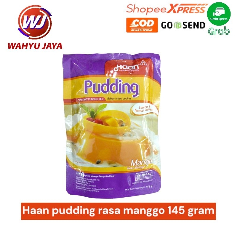 

Haan pudding rasa mangga 145 gram