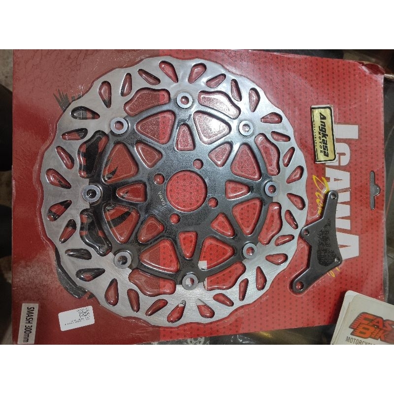 piringan cakram depan igawa Suzuki smash 300mm disk cakram