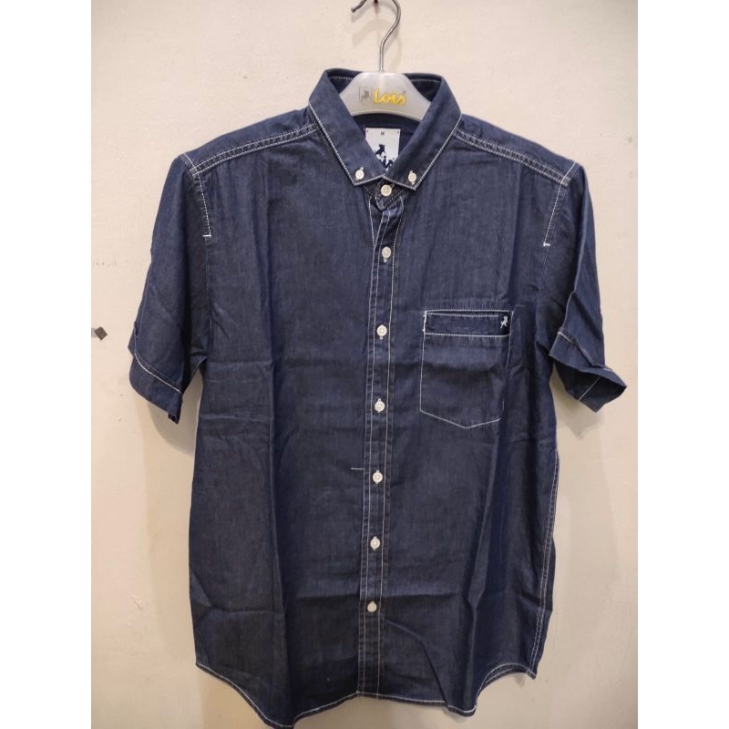 kemeja lengan pendek Lois original