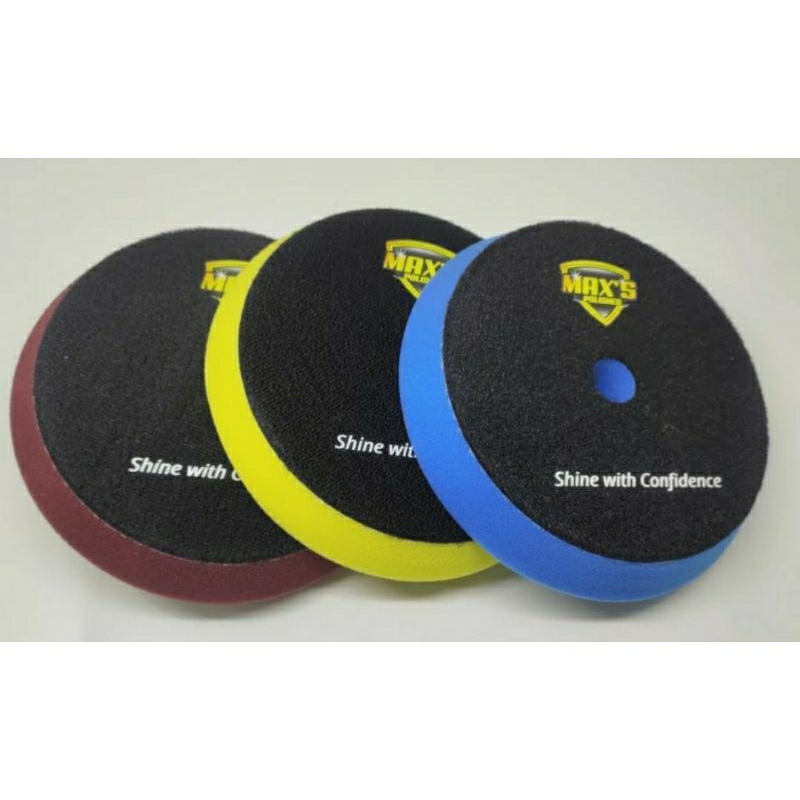 Busa Poles Mobil 6Inch - MAX'S Polishes Foam Pad 6 inch Medium