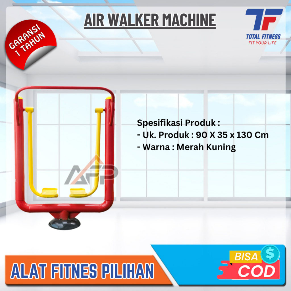 Total Fitness Air Walker Machine - Fitness Outdoor, Olahraga Fitnes Out Door Taman, Air Walker Outdo