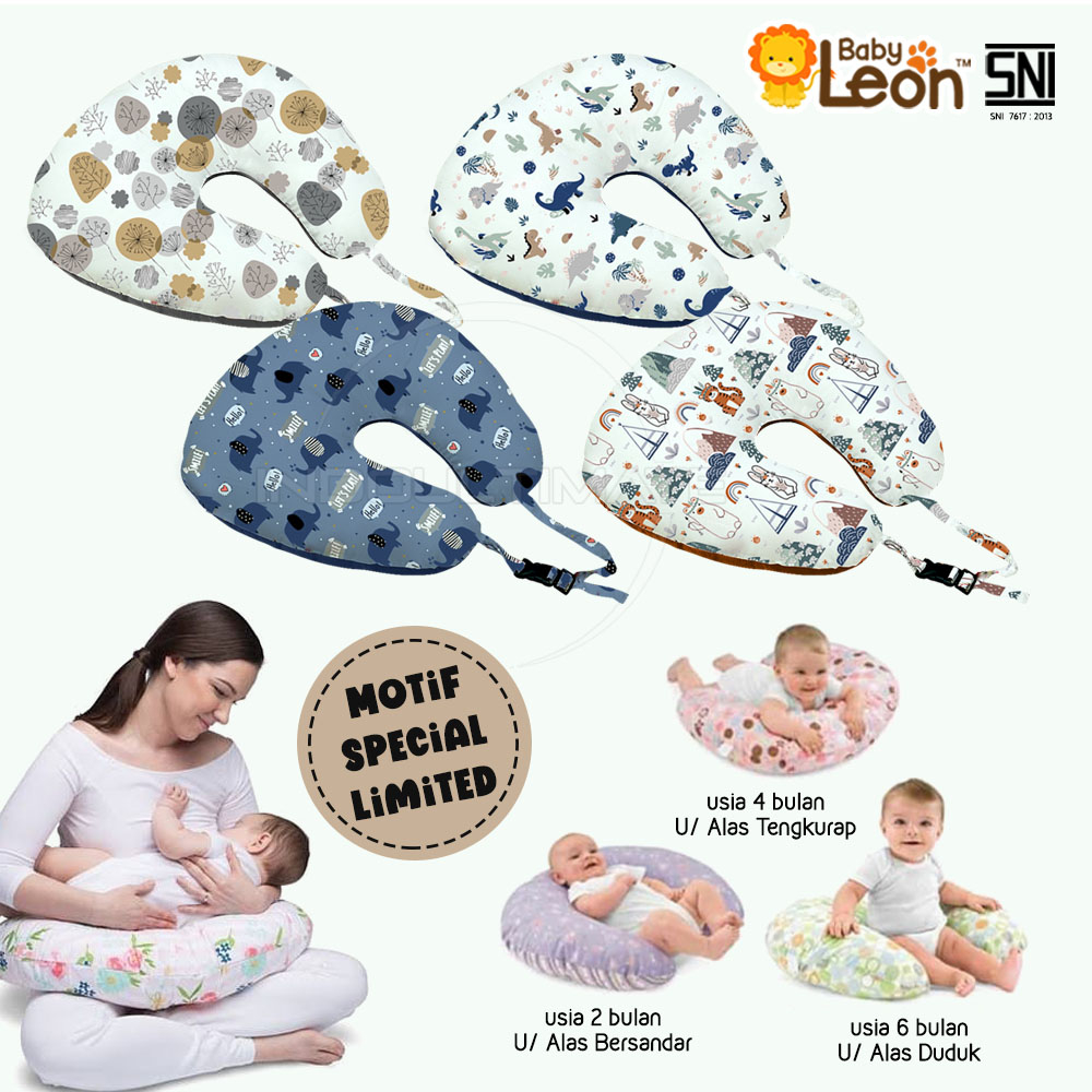 BABY LEON Cover Asi Bantal Bayi Alas Stroller Bantal Menyusui Bantal Dot Botol Susu Sofa Bayi Alas T