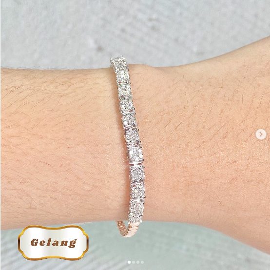 Elco Jewellery - Gelang Berlian Eropa F Vvs | GBRT-00121SH Berkualitas dan Bergaransi