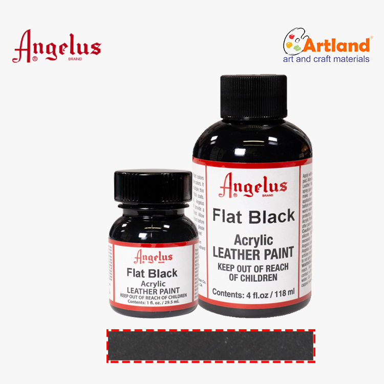 

Angelus Flat Black // Angelus Acrylic Leather Paint - 101