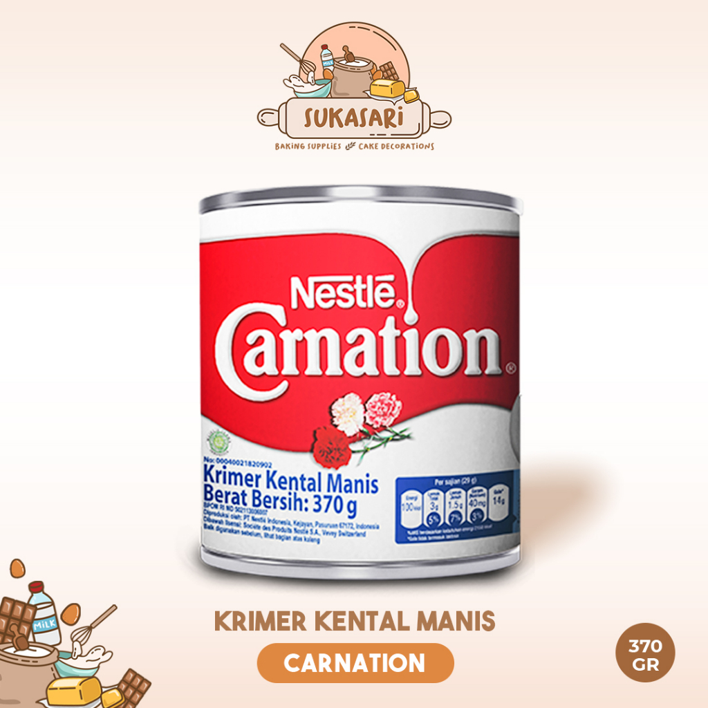 

Sukasari - Susu Krimer Kental Manis 365gr Carnation / Susu Kental Manis Kaleng / Nestle Krimer