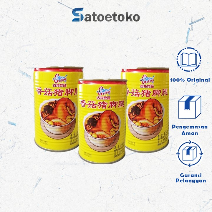 

GULONG - Pork Leg with Mushrooms / Kaki Babi Kaleng Dengan Jamur 397gr