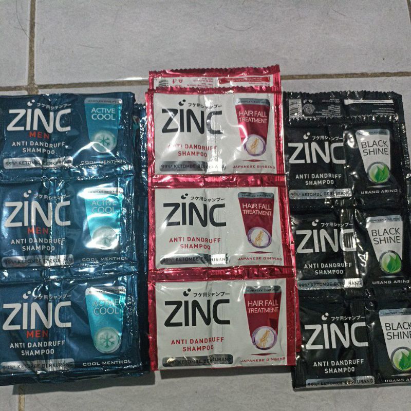Zinc Shampoo sachet