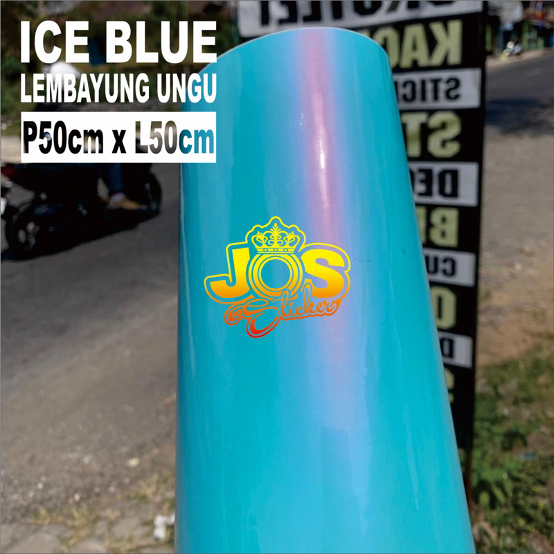 sticker skotlet ICE BLUE LEMBAYUNG UNGU skotlet mobil skotlet motor skotlet keren skotlet murah