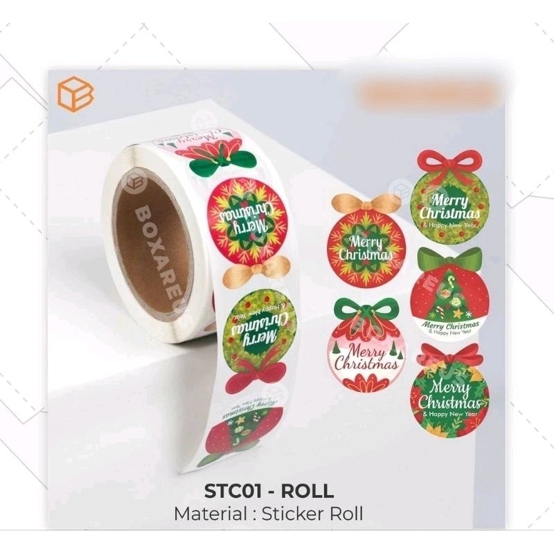 

STICKER NATAL 5.5 CM ISI 20 PCS - STC 01