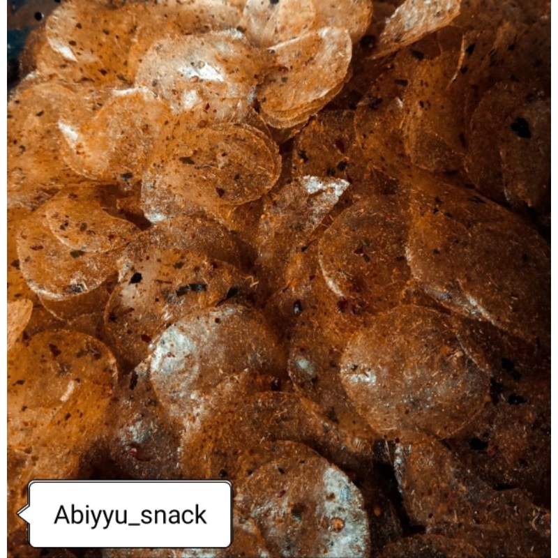 

Keripik kaca pedas daun jeruk 1kg/Keripik kaca 1kg/keripik kaca/ keripik