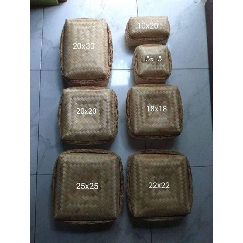 SEPASANG Grosir Besek Bambu Besek Souvernir Hampers Hantaran Gift Bakul Bambu Besek Purworejo