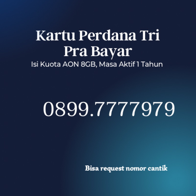 Nomor Cantik TRI 091121.3