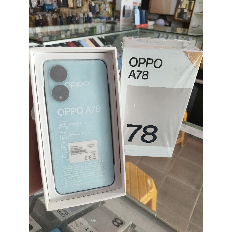 OPPO A78 4G RAM8+8/256 [SECOND BUKA KOTAK] MASIH GARANSI RESMI MULUS FULLSET