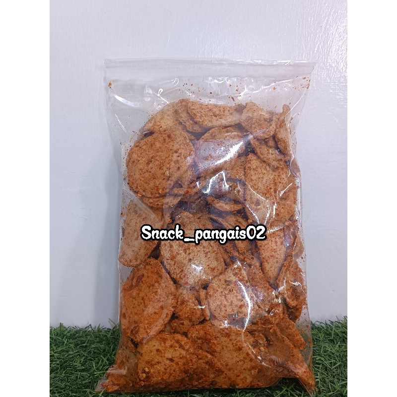 

basreng bulat/basreng koin extra pedas daun jeruk isi 500gram