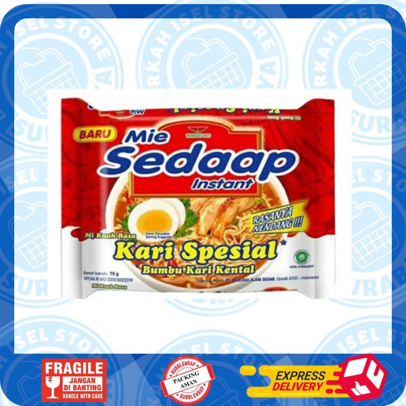 

Mie Sedaap Kari Spesial 75 Gr ISI 5PCS