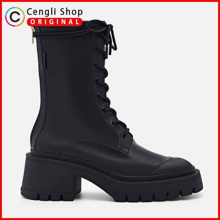 PW001 SEPATU BOOT PEDRO BOOTS WANITA ORIGINAL ASLI ORI BRANDED HITAM