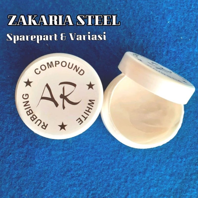 Kumpon Putih Penghilang Baret Poles Gosok Compound Kompon Compon MERK AR CEPUK BULAT