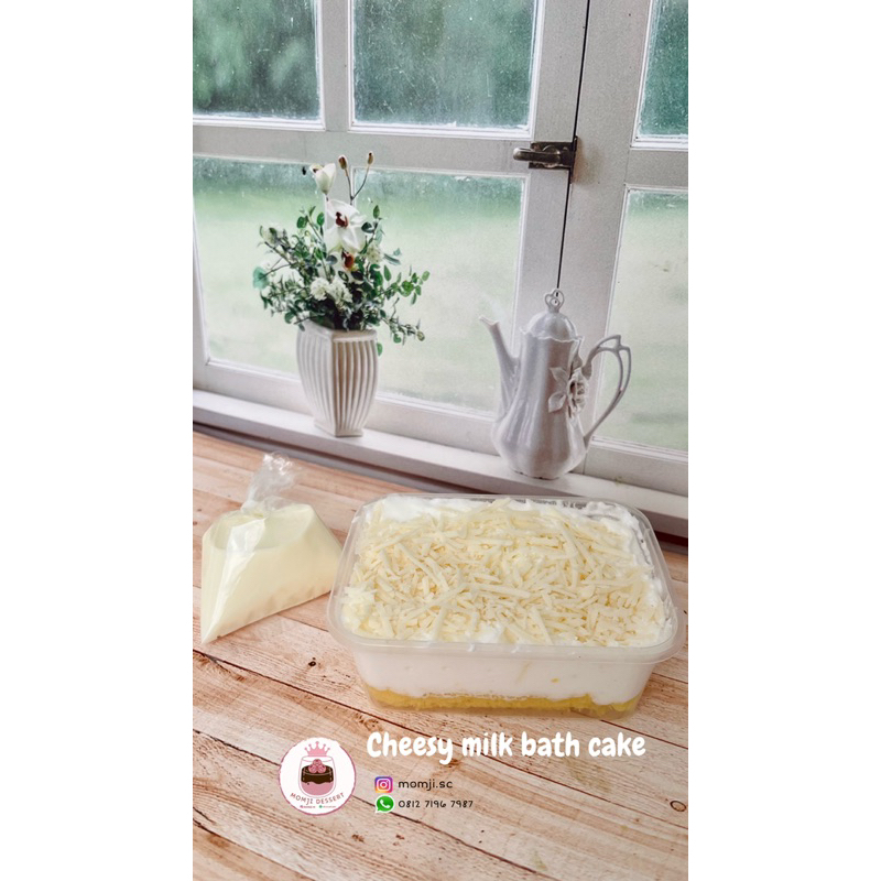 

Cheesy milk bath cake