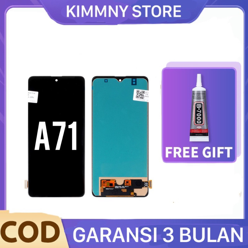 LCD TOUCHSCREEN FULLSET SAMSUNG GALAXY A71 A715F ORIGINAL BERGARANSI