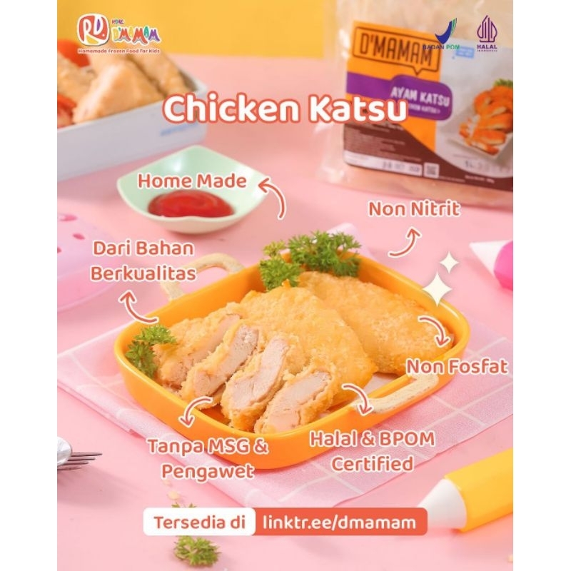 

Chicken Katsu Dmamam/Halal/Tanpa MSG,Pengawet dan Pewarna Buatan