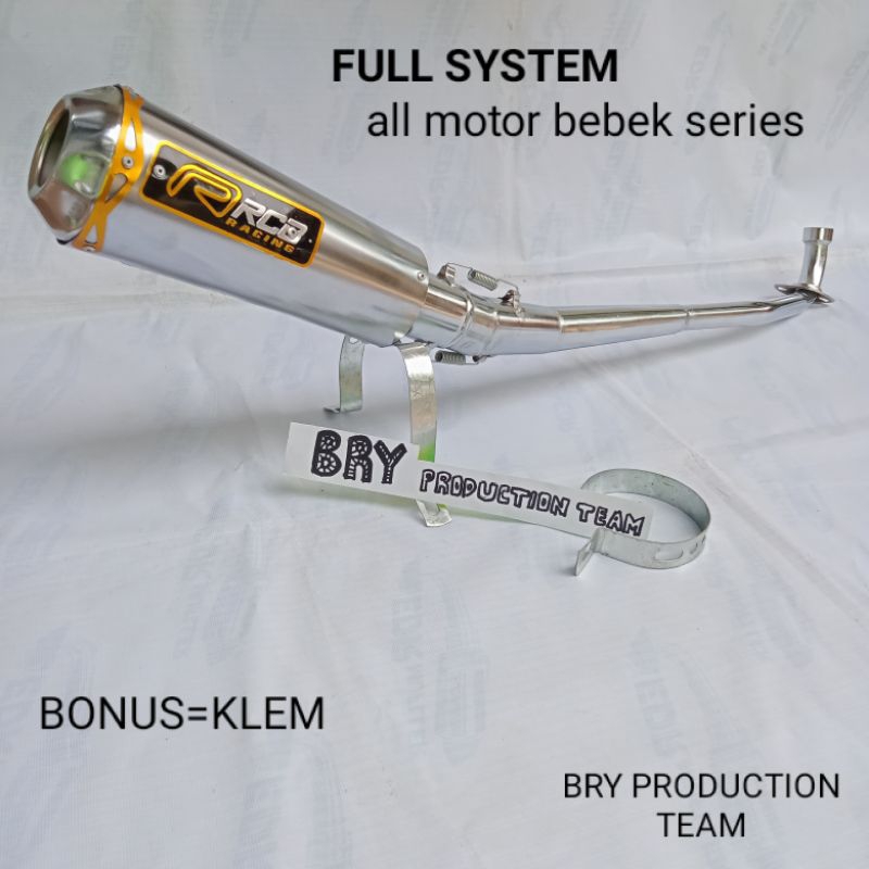 Knalpot racing RCB Supra x125,Supra x,Supra fit,Jupiter,karisma,revo