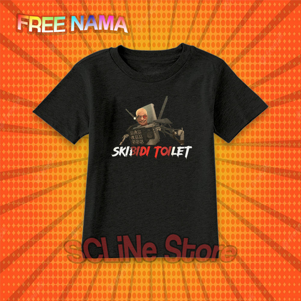 Baju Kaos Anak Skibidi Toilet Upgrade Skibidi Toilet 60