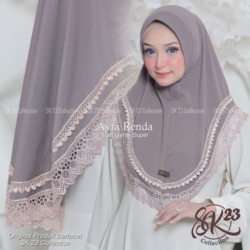 JILBAB BERGO INSTAN RENDA AYRA ORI SK23 COLLECTION