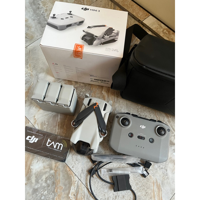 Drone DJI Mini 3 Fly more combo RC N-1 Bekas_Preloved