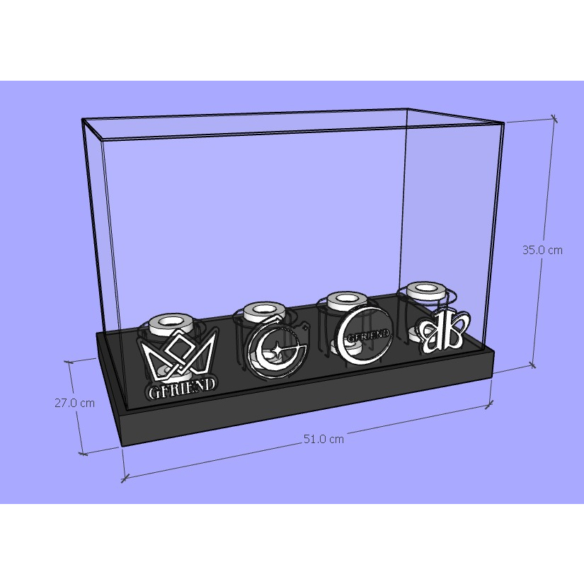 Box Lightstick GFRIEND Versi 1 x GFRIEND Versi 2 x GFRIEND Japan Versi x VIVIZ Dengan Kardus Dan Dap