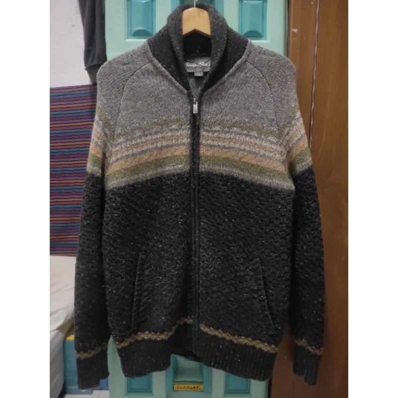 SWEATER & CARDIGAN  ZIPPER BRAND EDDIE BAUER ORIGINAL
