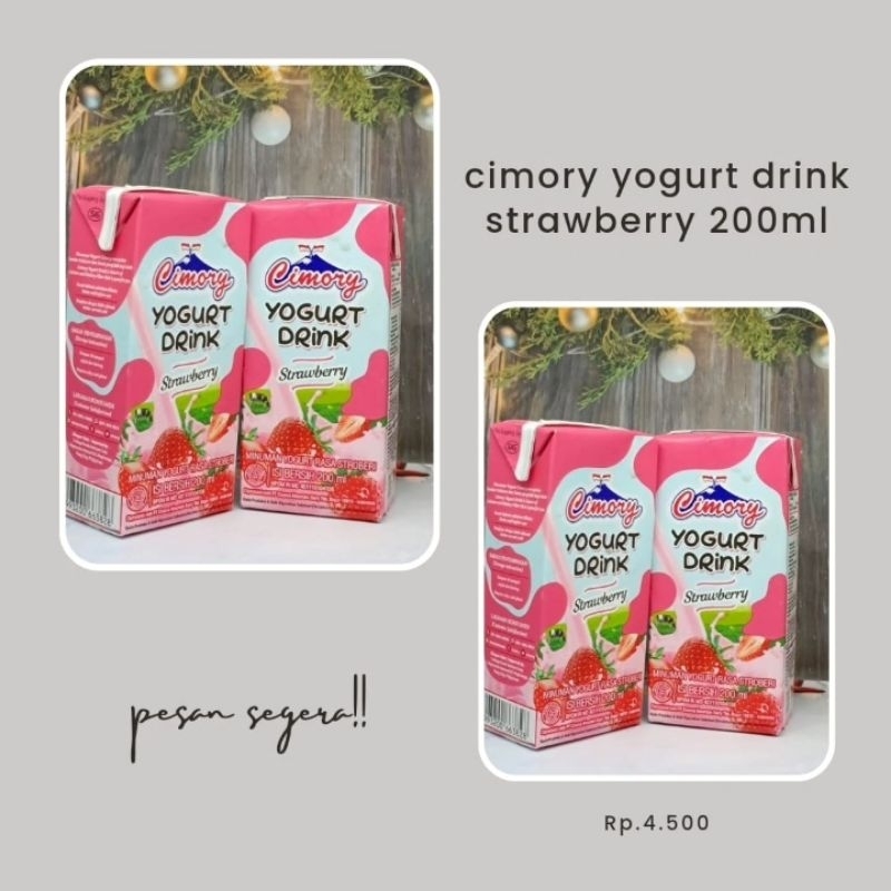 Cimory yogurt drink strawberry 200ml