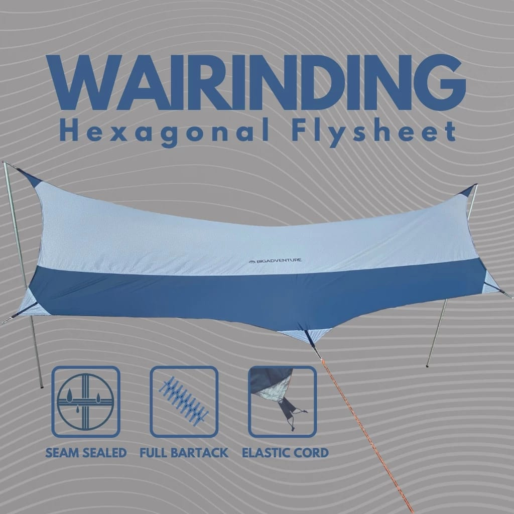 FLYSHEET BIG ADVENTURE WAIRINDING HEXAGONAL FLYSHEET