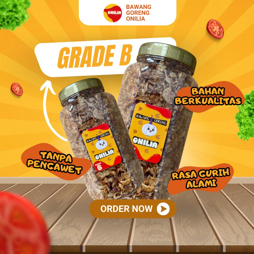 

Bawang Goreng / Brambang goreng Onilia - Grade B