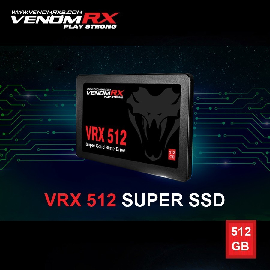 VenomRX VRX SUPER SSD 128GB 256GB 512GB 1TB  - 2.5" Inch SATA III 6GB/s