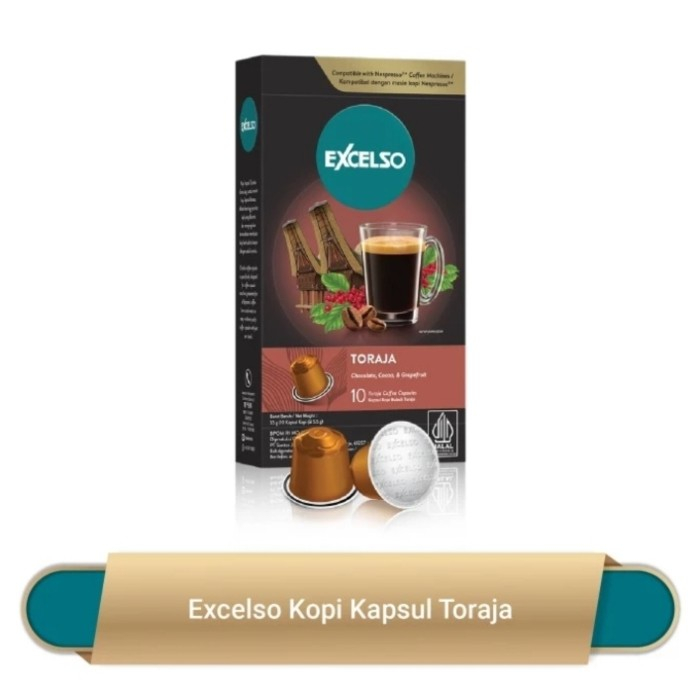 

Excelso toraja box (10x5,5gr) | kopi capsule | kopi bubuk