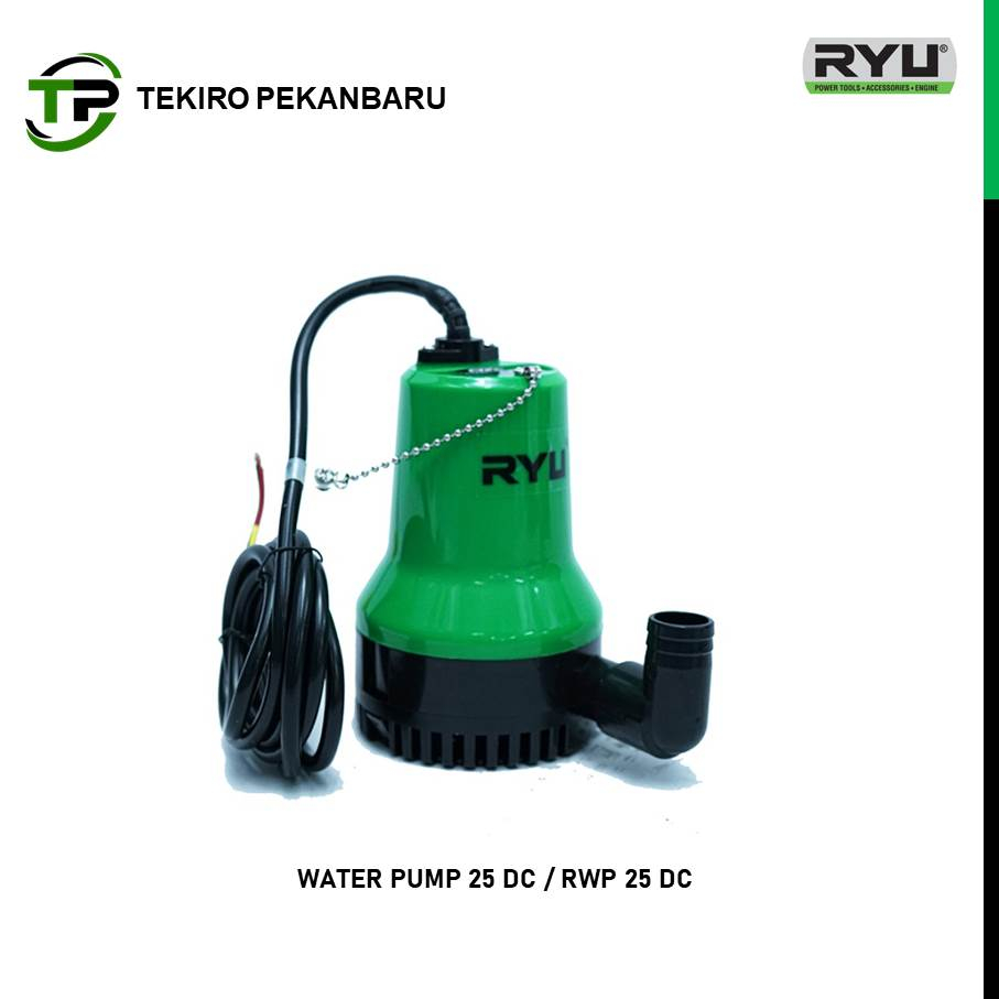 RYU WATER PUMP RWP 25 DC / POMPA AIR / POMPA CELUP DC 12 VOLT