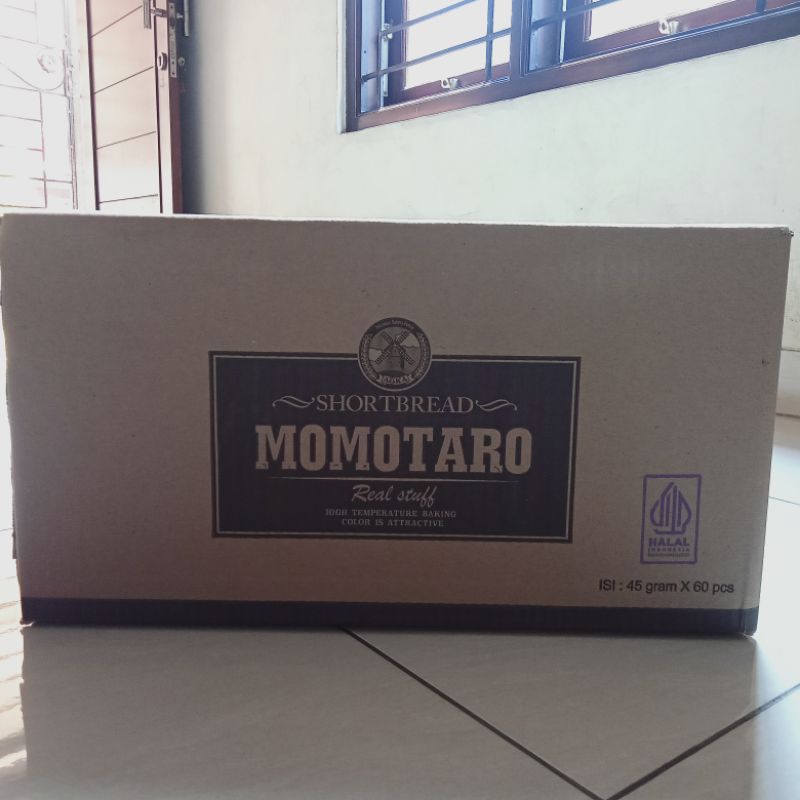

momotaro shortbread coklat