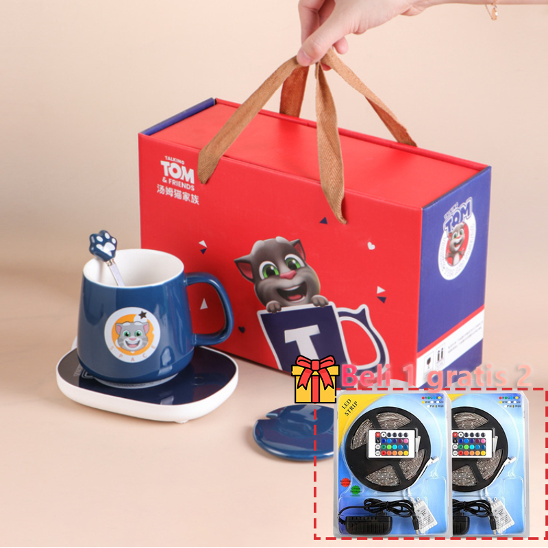 

Strip Light RGB Paket Hampers warmer cangkir saucer set kemasan gift box / pemanas elektrik portable