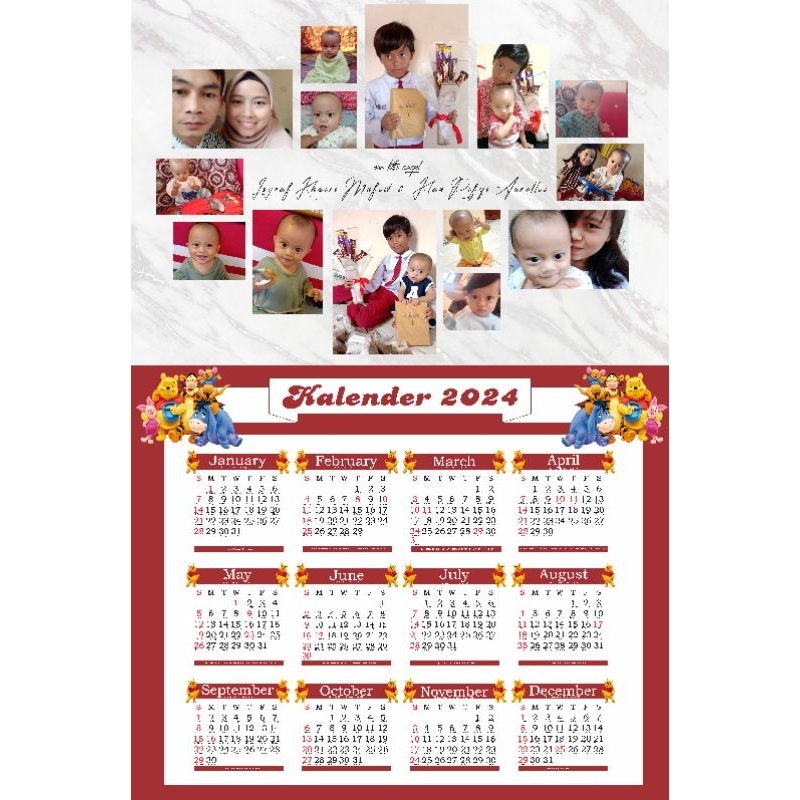 

kalender custom/kalender foto/kalender2024/kalender lucu/kalender murah/kalender pakai foto