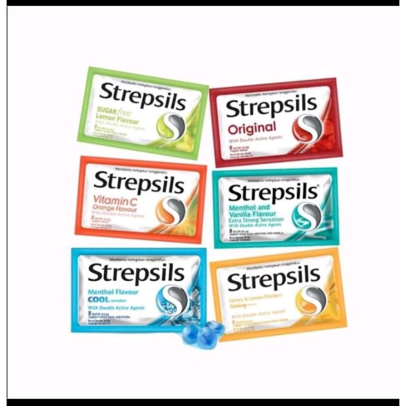 

Strepsils Permen Pelega Tenggorokan 8 Butir
