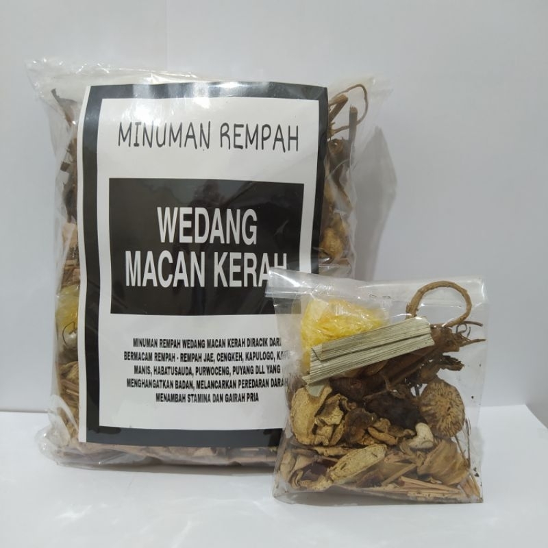 

Wedang Rempah Macan Kerah (1Sachet)