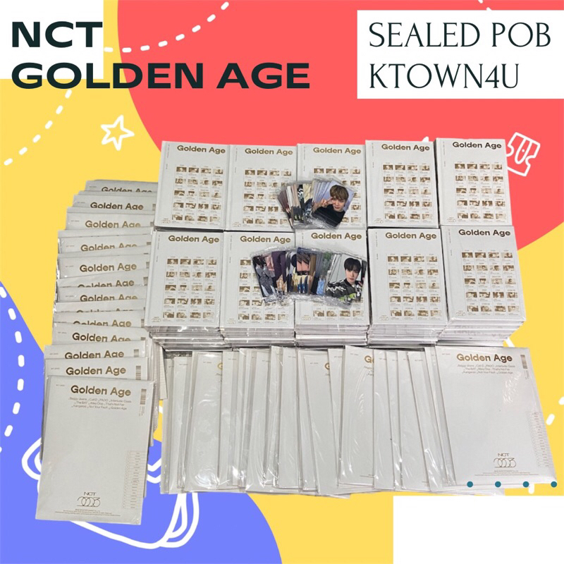 Ready Sealed Pob Ktown4u Album NCT 2023 GOLDEN AGE photocard only pc Photobook Collecting Archiving 