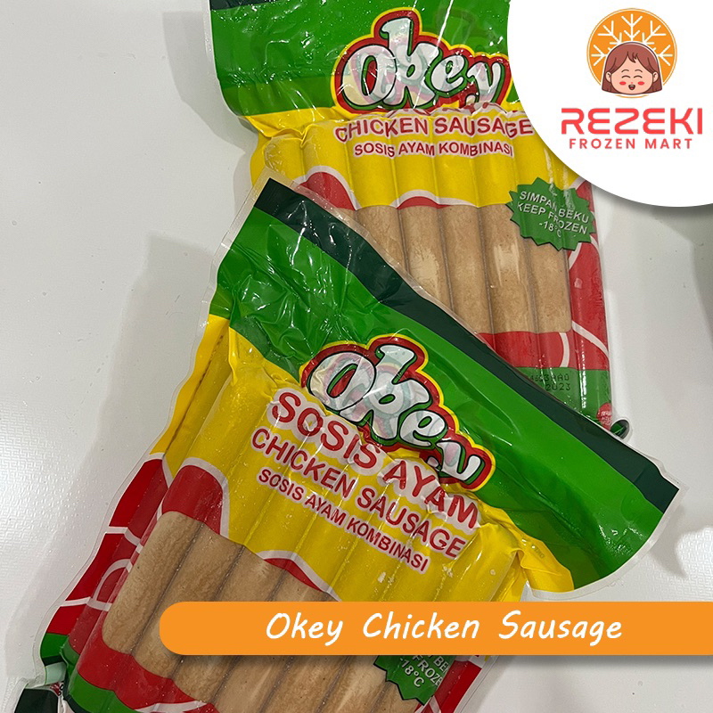 

Okey Sosis Ayam 500 Gr | Chicken Sausage | Frozen Food Murah