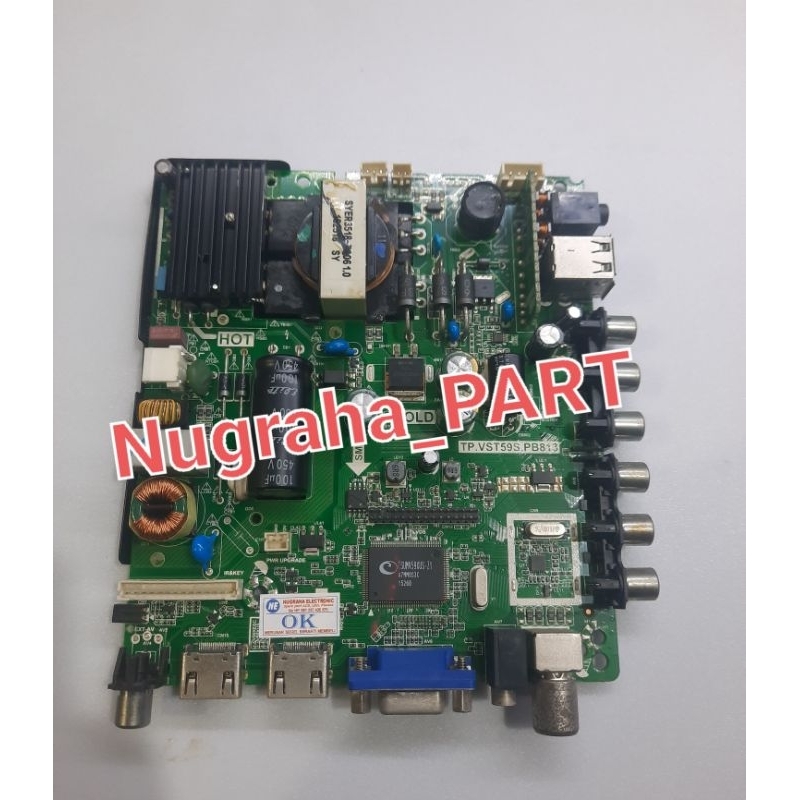 MB Mainboard Mesin TV AKARI LE40D88 LE 40D88 40D88