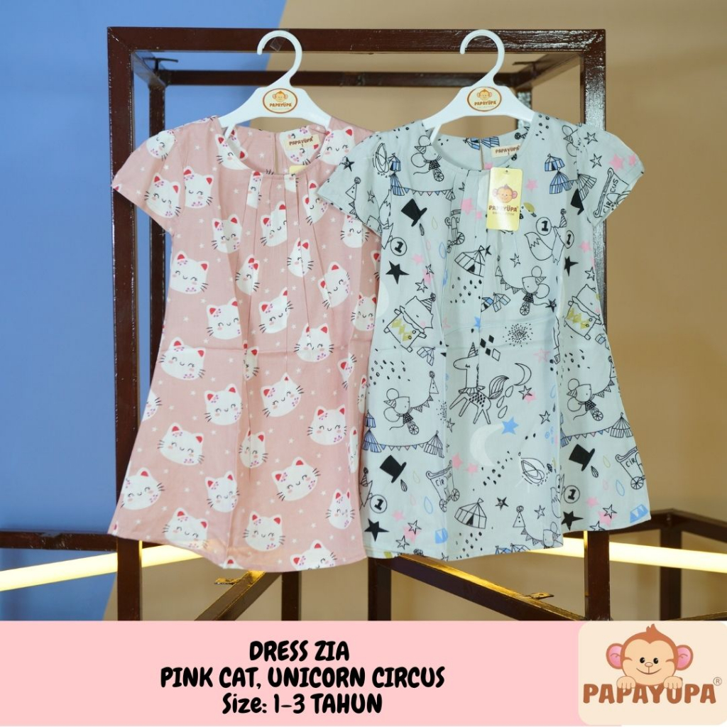 [ PAPAYUPA ] Dress Zia - Dress Anak | Dress Bayi | Baju Bayi | Dress Baby | Baju Baby | Baju Anak